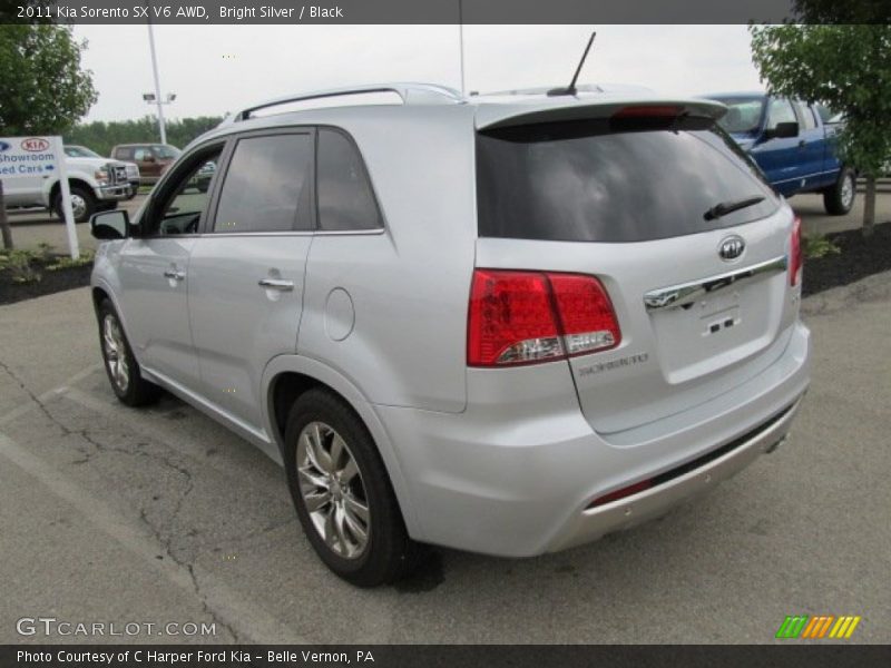 Bright Silver / Black 2011 Kia Sorento SX V6 AWD