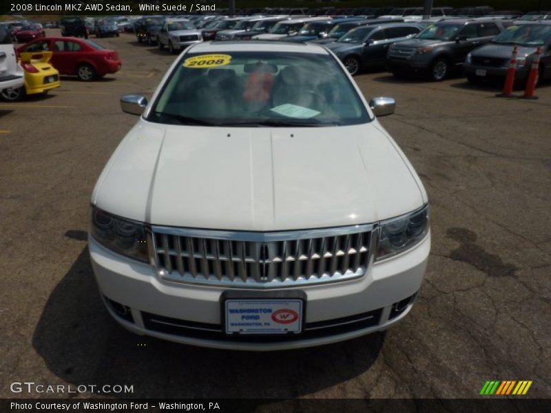 White Suede / Sand 2008 Lincoln MKZ AWD Sedan