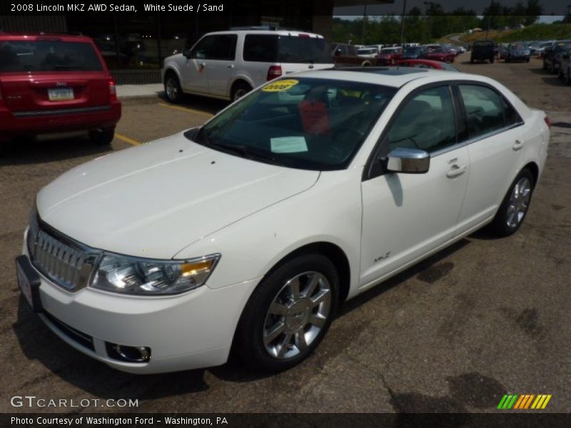 White Suede / Sand 2008 Lincoln MKZ AWD Sedan
