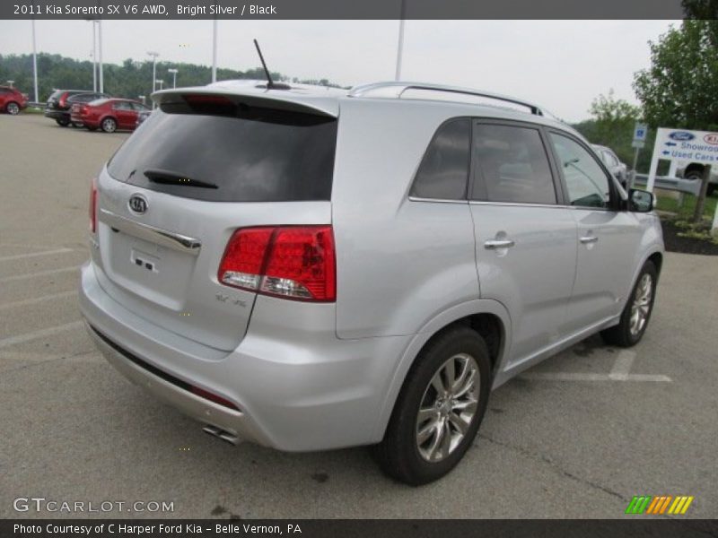 Bright Silver / Black 2011 Kia Sorento SX V6 AWD