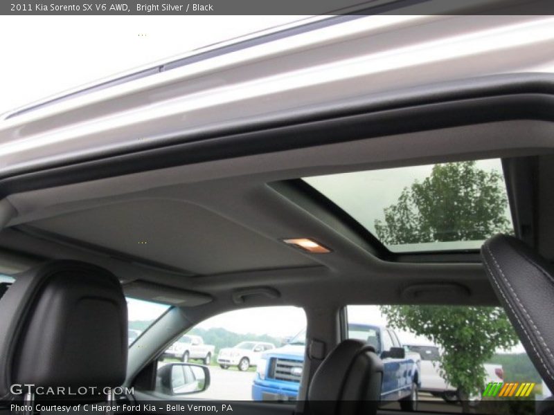 Bright Silver / Black 2011 Kia Sorento SX V6 AWD