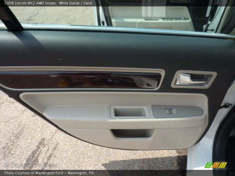 White Suede / Sand 2008 Lincoln MKZ AWD Sedan