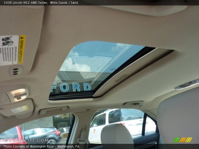 White Suede / Sand 2008 Lincoln MKZ AWD Sedan