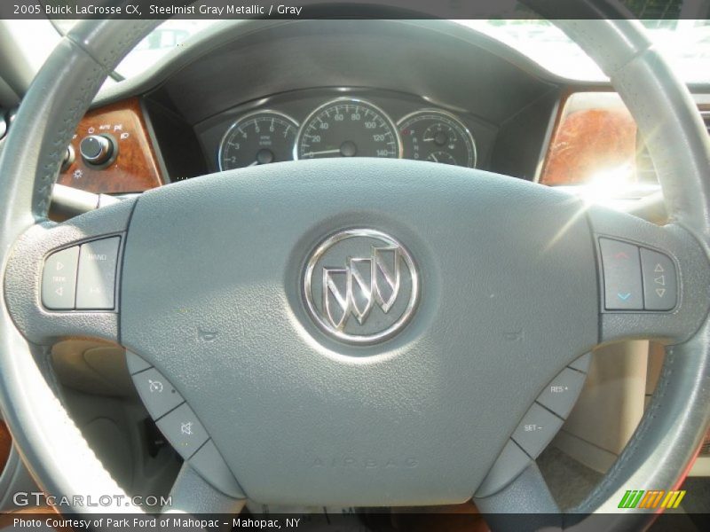 Steelmist Gray Metallic / Gray 2005 Buick LaCrosse CX