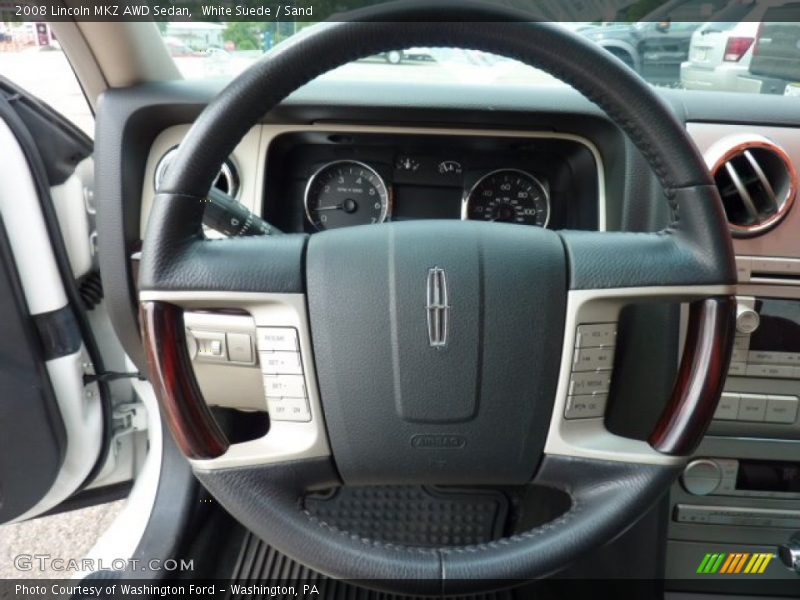 White Suede / Sand 2008 Lincoln MKZ AWD Sedan