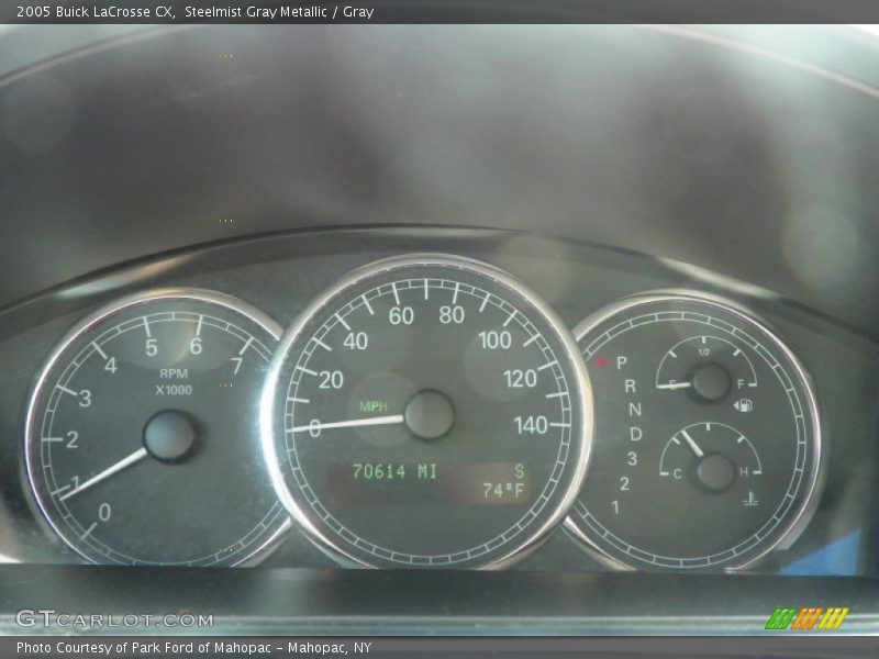 Steelmist Gray Metallic / Gray 2005 Buick LaCrosse CX