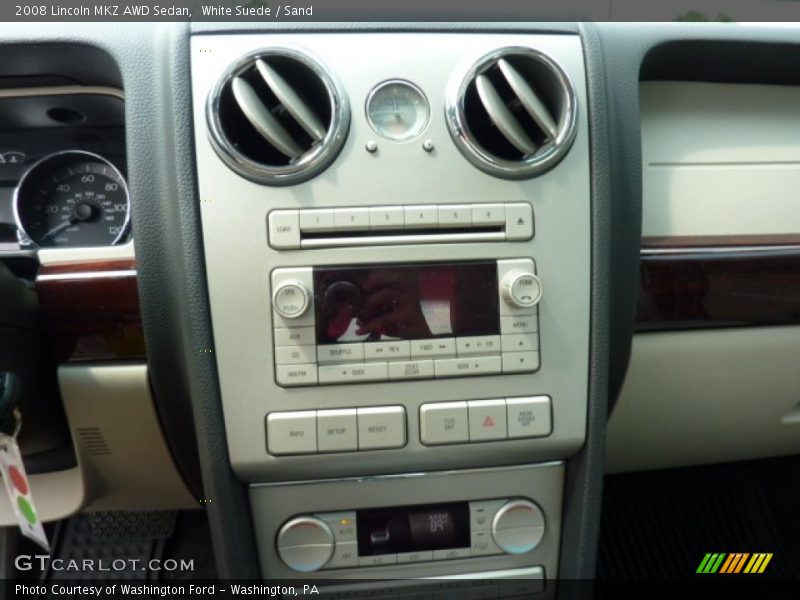 White Suede / Sand 2008 Lincoln MKZ AWD Sedan