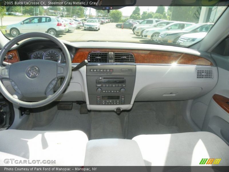 Steelmist Gray Metallic / Gray 2005 Buick LaCrosse CX