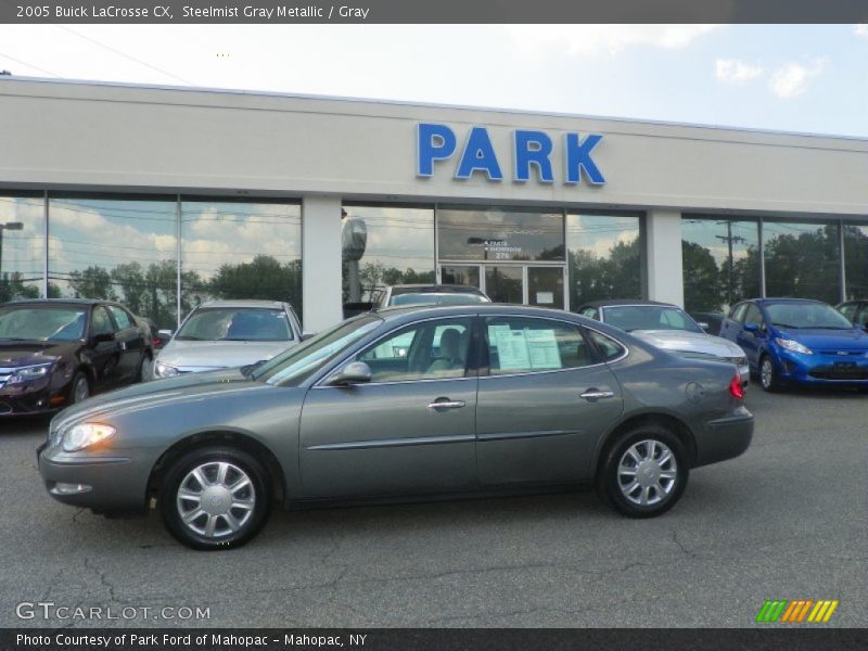 Steelmist Gray Metallic / Gray 2005 Buick LaCrosse CX