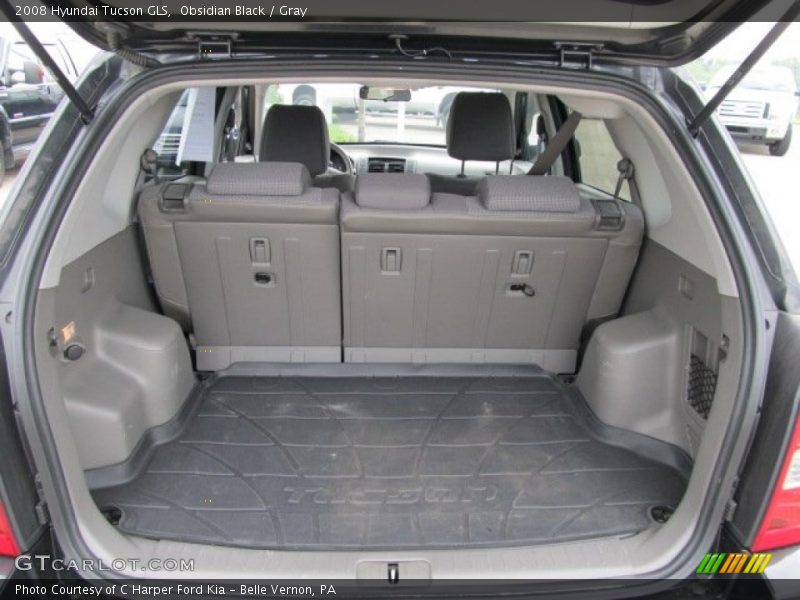 Obsidian Black / Gray 2008 Hyundai Tucson GLS