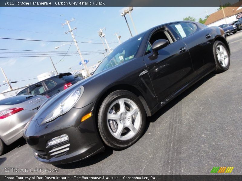 Carbon Grey Metallic / Black 2011 Porsche Panamera 4