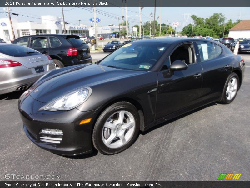 Carbon Grey Metallic / Black 2011 Porsche Panamera 4