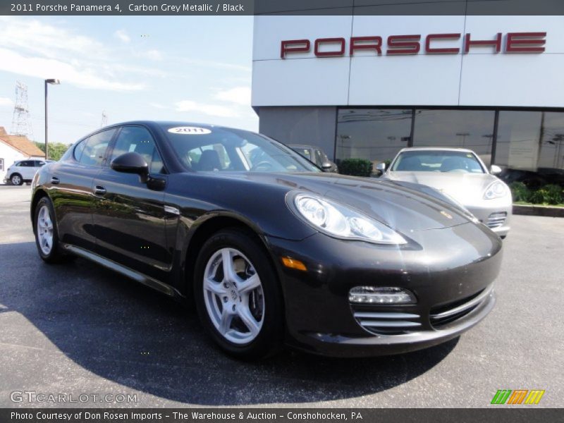 Carbon Grey Metallic / Black 2011 Porsche Panamera 4
