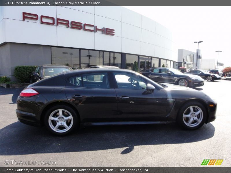 Carbon Grey Metallic / Black 2011 Porsche Panamera 4