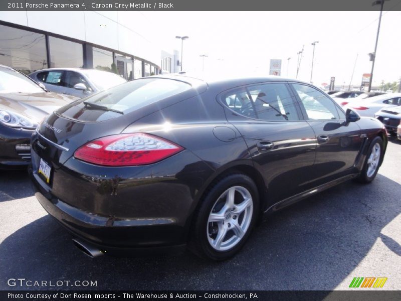 Carbon Grey Metallic / Black 2011 Porsche Panamera 4