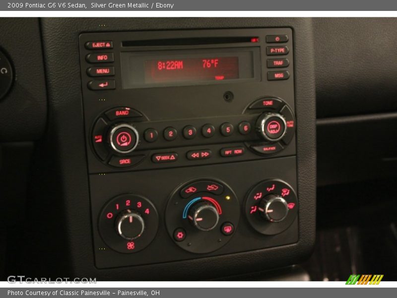Silver Green Metallic / Ebony 2009 Pontiac G6 V6 Sedan