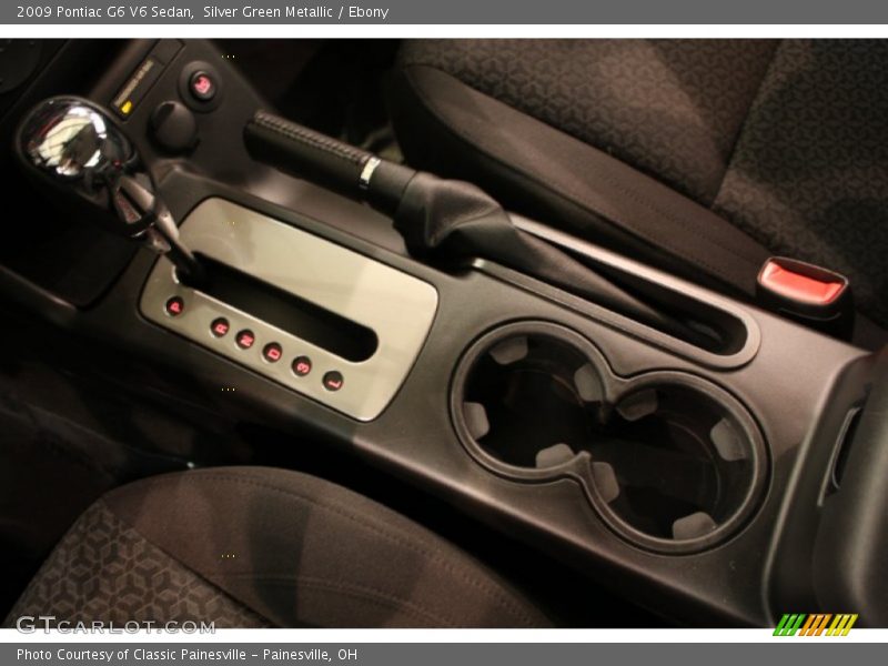 Silver Green Metallic / Ebony 2009 Pontiac G6 V6 Sedan