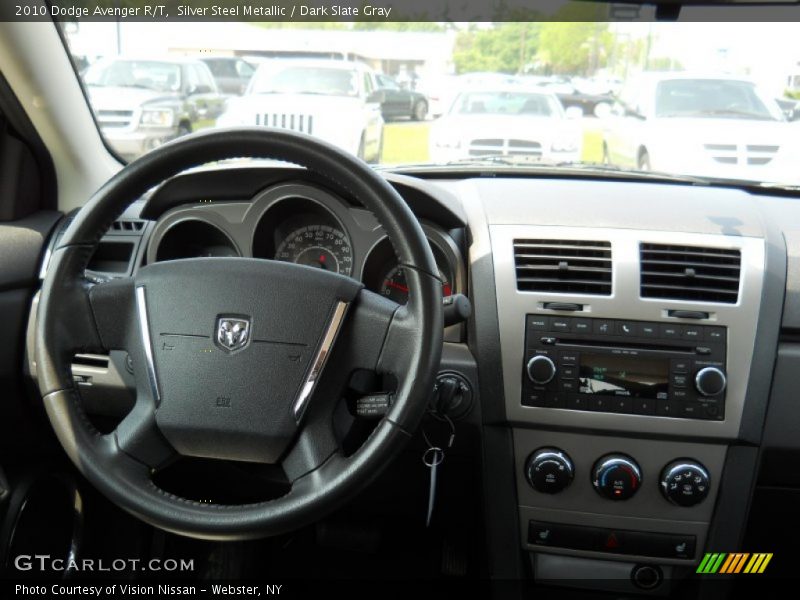 Silver Steel Metallic / Dark Slate Gray 2010 Dodge Avenger R/T