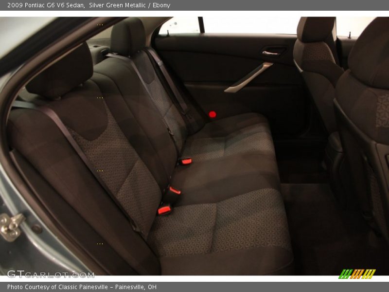 Silver Green Metallic / Ebony 2009 Pontiac G6 V6 Sedan