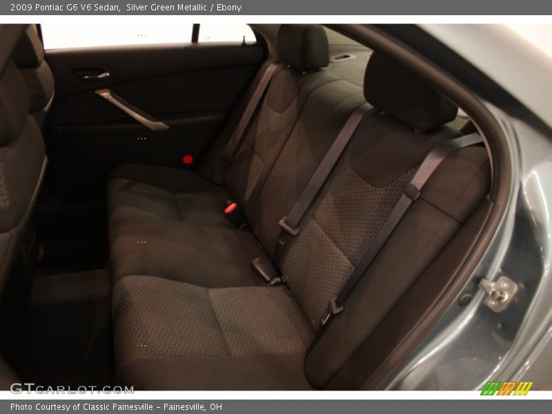 Silver Green Metallic / Ebony 2009 Pontiac G6 V6 Sedan
