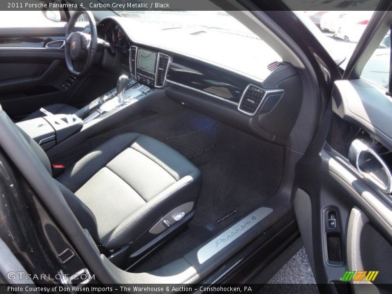 Carbon Grey Metallic / Black 2011 Porsche Panamera 4