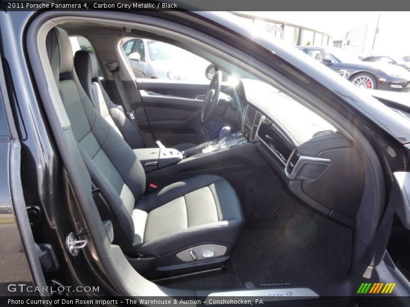 Carbon Grey Metallic / Black 2011 Porsche Panamera 4