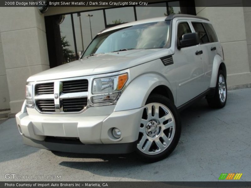 Bright Silver Metallic / Dark Slate Gray/Light Slate Gray 2008 Dodge Nitro SLT
