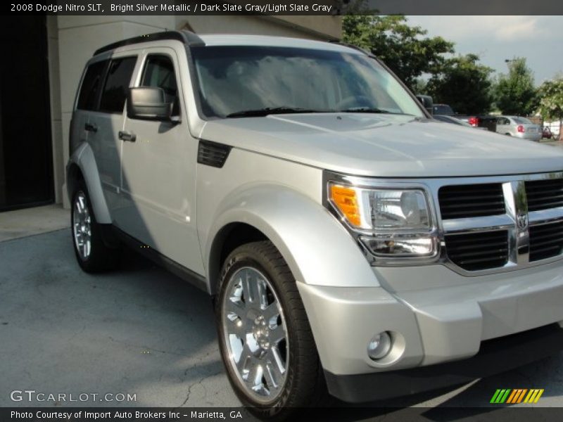 Bright Silver Metallic / Dark Slate Gray/Light Slate Gray 2008 Dodge Nitro SLT