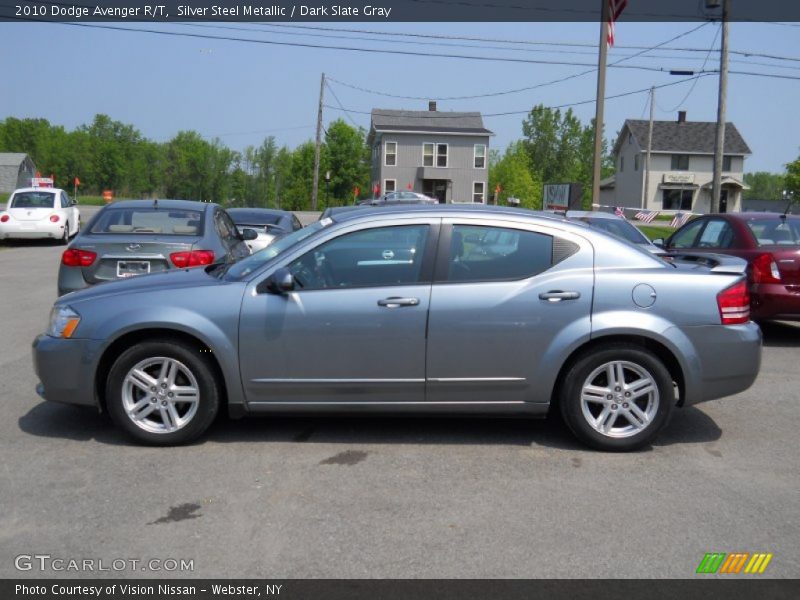 Silver Steel Metallic / Dark Slate Gray 2010 Dodge Avenger R/T