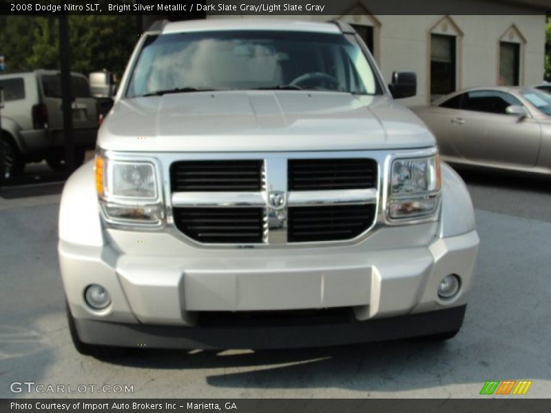 Bright Silver Metallic / Dark Slate Gray/Light Slate Gray 2008 Dodge Nitro SLT