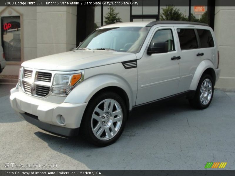 Bright Silver Metallic / Dark Slate Gray/Light Slate Gray 2008 Dodge Nitro SLT