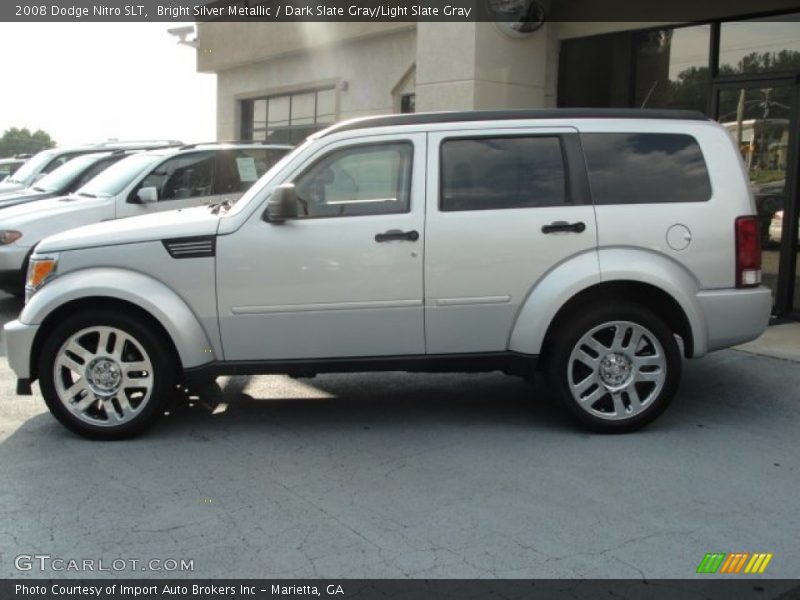 Bright Silver Metallic / Dark Slate Gray/Light Slate Gray 2008 Dodge Nitro SLT