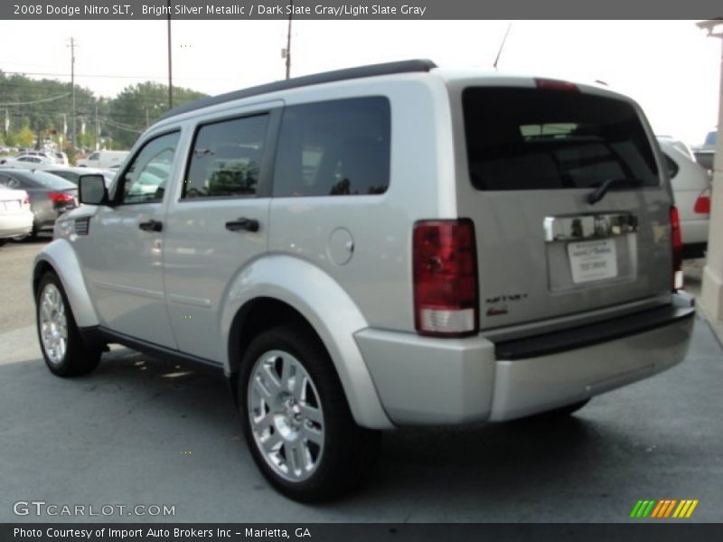 Bright Silver Metallic / Dark Slate Gray/Light Slate Gray 2008 Dodge Nitro SLT