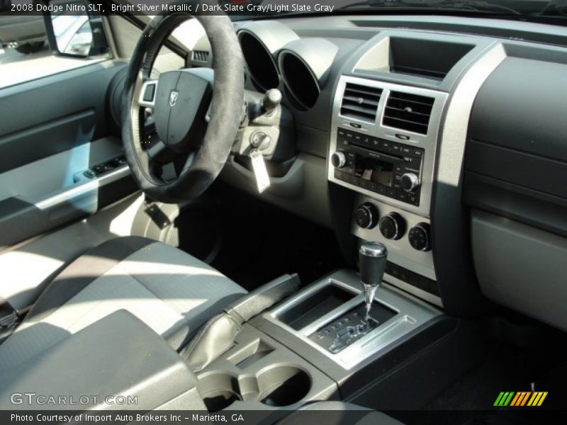 Bright Silver Metallic / Dark Slate Gray/Light Slate Gray 2008 Dodge Nitro SLT