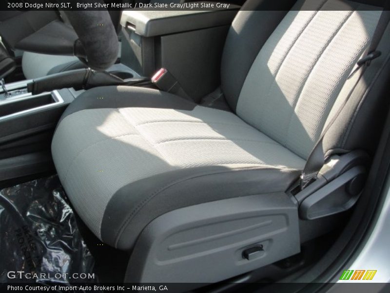 Bright Silver Metallic / Dark Slate Gray/Light Slate Gray 2008 Dodge Nitro SLT