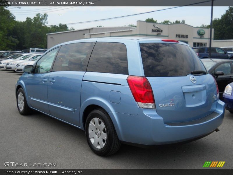 Azure Blue Metallic / Gray 2004 Nissan Quest 3.5 S