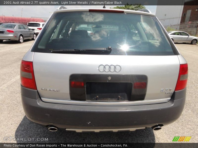 Light Silver Metallic / Platinum/Saber Black 2001 Audi Allroad 2.7T quattro Avant