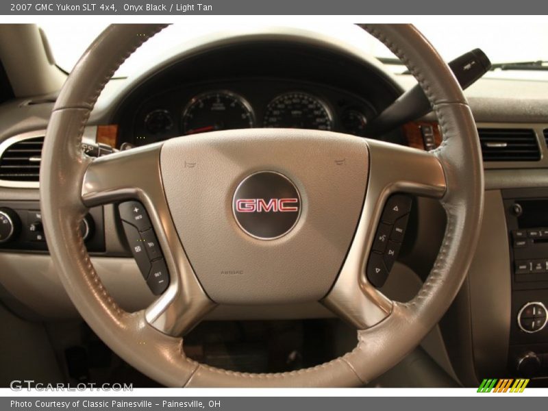 Onyx Black / Light Tan 2007 GMC Yukon SLT 4x4