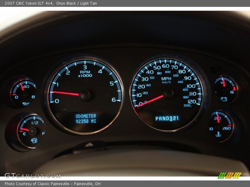 Onyx Black / Light Tan 2007 GMC Yukon SLT 4x4