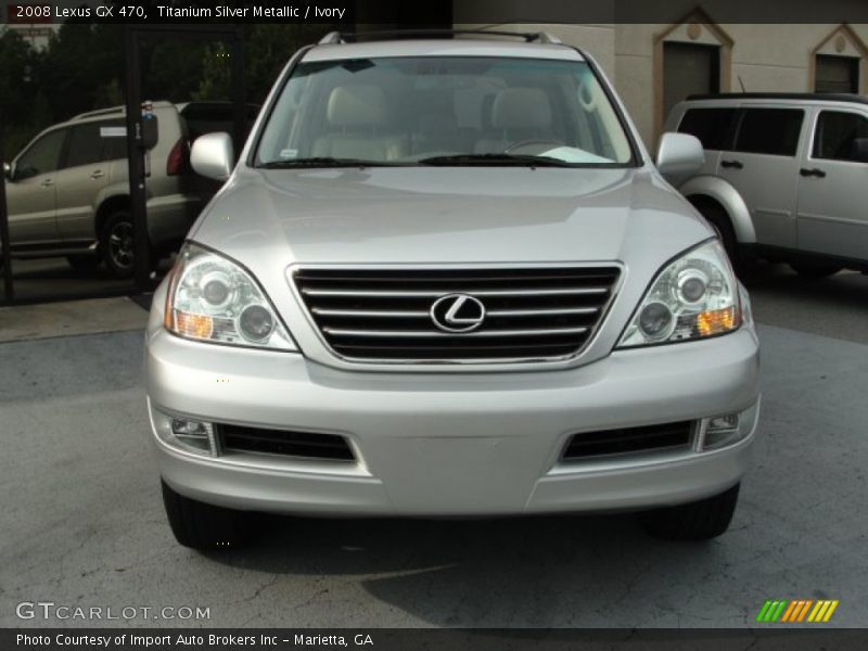 Titanium Silver Metallic / Ivory 2008 Lexus GX 470