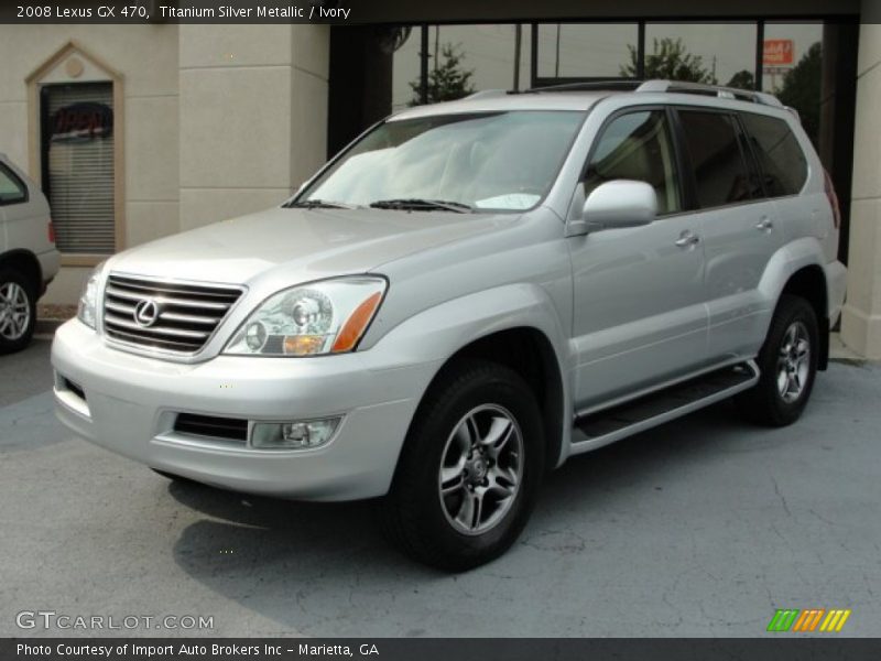 Titanium Silver Metallic / Ivory 2008 Lexus GX 470