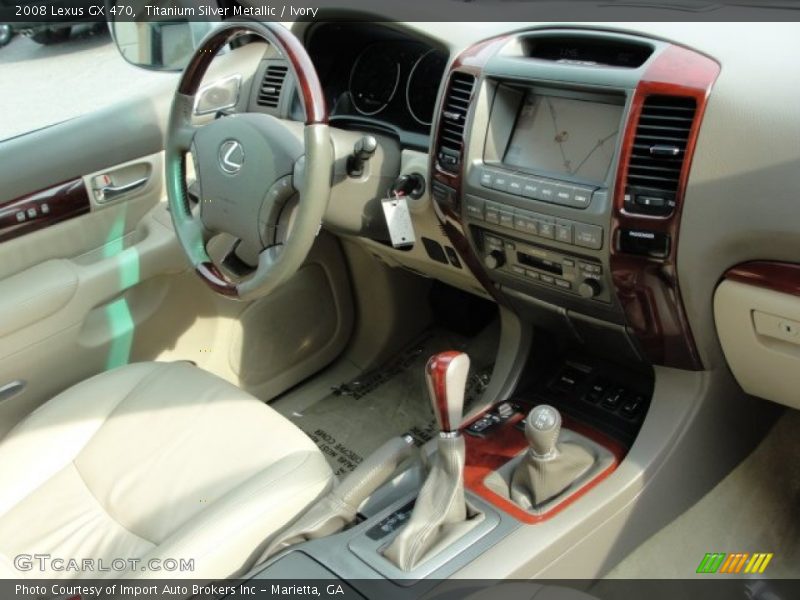 Titanium Silver Metallic / Ivory 2008 Lexus GX 470