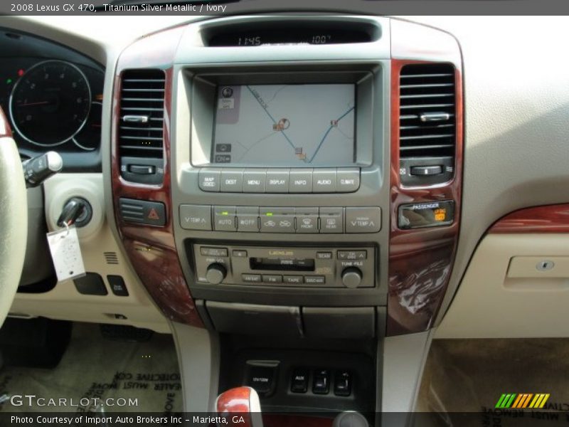 Titanium Silver Metallic / Ivory 2008 Lexus GX 470