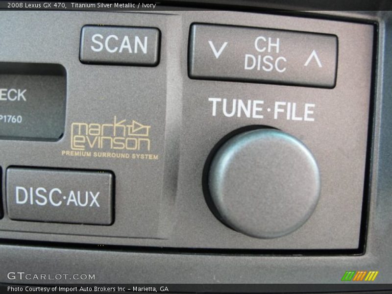 Titanium Silver Metallic / Ivory 2008 Lexus GX 470