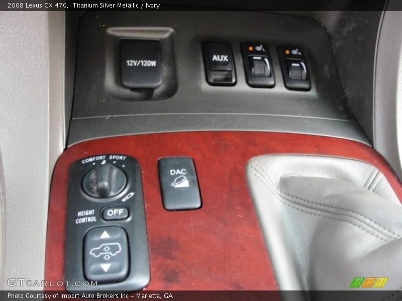 Titanium Silver Metallic / Ivory 2008 Lexus GX 470