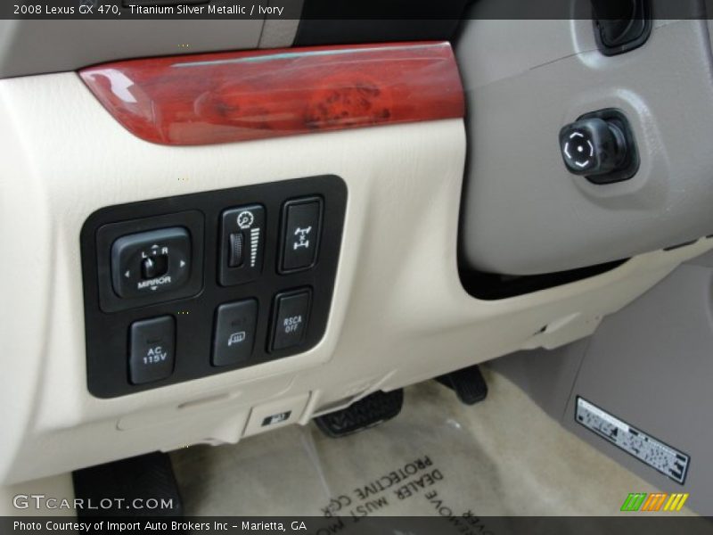 Titanium Silver Metallic / Ivory 2008 Lexus GX 470