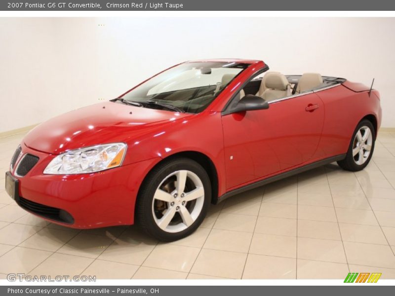 Crimson Red / Light Taupe 2007 Pontiac G6 GT Convertible
