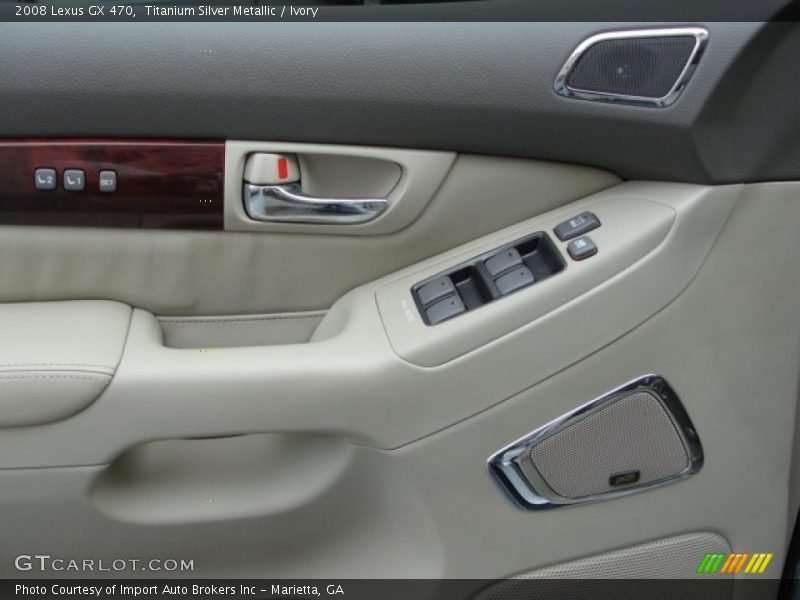 Titanium Silver Metallic / Ivory 2008 Lexus GX 470