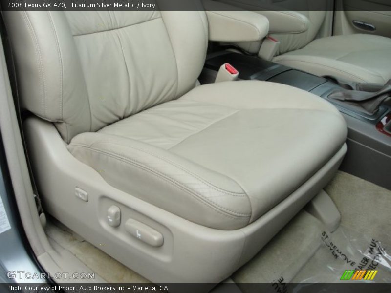 Titanium Silver Metallic / Ivory 2008 Lexus GX 470