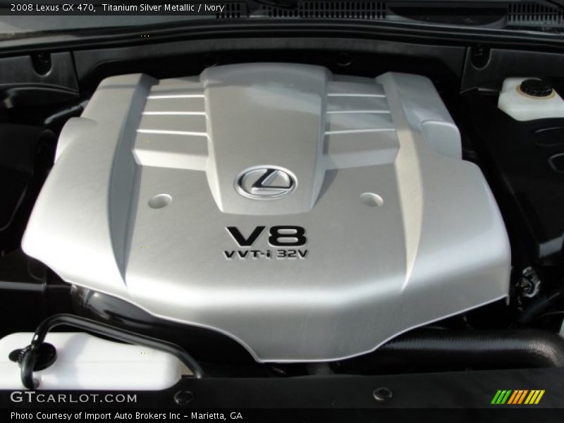 Titanium Silver Metallic / Ivory 2008 Lexus GX 470